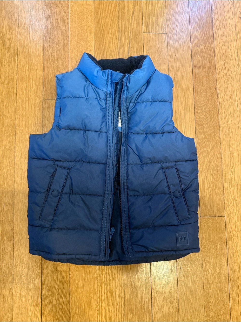 GAP Kids Navy Blue Quilted Puffer Vest